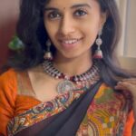 Harija Instagram - Sway😍😇 traditional way … kalamkari #sway #traditionalwear