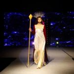 Harija Instagram - Goddess of bravery ♥️ Greek Mythology Costume - @ahdirahari congratulations on winning... Really happy to be part of ur victory (winning the best female designer) ..god bless you Sri Krishna Arts and Science College