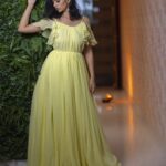 Harija Instagram - Pastel yellow🌻.... The shade I totally forgot to post...sorry shyn @shyn_fascino Costume - @shyn_fascino lovely dress♥️ Photography - @ashokarsh Mua - @shiny_mua #harija