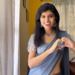 Harija Instagram - Love me love me❤️ nama Ooru style😍 VC - @tarun_ramesh Saree- @shukala_arts_and_designs #trending #new #lovemeloveme #justinbieber #love #harija