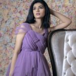 Harija Instagram - My god lavender is killing me.... @shyn_fascino loved this beautiful dress..... Costume - @shyn_fascino @fascinodresses_by_shyn Mua - @shiny_mua Pc - @ashokarsh