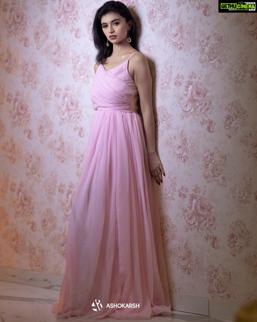 Harija Instagram - Then comes the pastel pink... in love with the dress. @shyn_fascino .... Like a soft silky rose on you.... Costume - @shyn_fascino @fascinodresses_by_shyn Mua - @shiny_mua Photography - @ashokarsh #pastel #pastelpink #harija #photo #dress #makeover