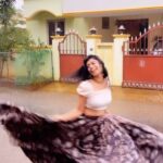 Harija Instagram - What a Feeling dancing in Rain for @itsyuvan songs ….. the real fun is making people think ur crazy Costume - @minnus_boutique 😍😍😍 @amar_theinfinity_e 😘