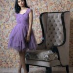 Harija Instagram - My god lavender is killing me.... @shyn_fascino loved this beautiful dress..... Costume - @shyn_fascino @fascinodresses_by_shyn Mua - @shiny_mua Pc - @ashokarsh