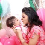 Harija Instagram - You around me ... Alert ma inner child... Couldn't stop Posting these amazing moments with our son .... Especially him yawning ..... Retro is Real CLARA A Picture painted bright with various colours of joy, delight, and euphoric experiences . Introducing our bud Avyagh To more love, laughter and happiness and of course, diaper changes :) Photography & Styling-@the_girl_with_the_cam_ visual - @khiranramesh MUAH - @sindhuja_srinivasann Costume Partner - @anveshanaclothing Jewellery Partner - @urbanitii Decor Partner - @prakriti_events Furniture - @magadale_furnitur_coimbatore