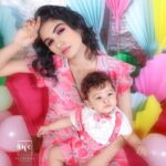 Harija Instagram - Couldn't stop Posting these amazing moments with our son .... Especially him yawning ..... Retro is Real CLARA A Picture painted bright with various colours of joy, delight, and euphoric experiences . Introducing our bud Avyagh To more love, laughter and happiness and of course, diaper changes :) Photography & Styling-@the_girl_with_the_cam_ visual - @khiranramesh MUAH - @sindhuja_srinivasann Costume Partner - @anveshanaclothing Jewellery Partner - @urbanitii Decor Partner - @prakriti_events Furniture - @magadale_furnitur_coimbatore