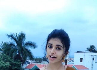 Harija Instagram - Angum ingum engum Paarkum podhum Avan Poo mugam... @amar_theinfinity_e ... Nenjai Alli thooki kondu pogum un nyabagam.... It was fun shooting this... Hehehe... #newreels