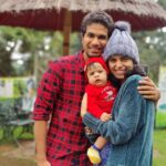 Harija Instagram – My sweet family😘 ….. My son’s first visit to his grandparents home😘 in Coonoor….

@amar_theinfinity_e 

#family #smile