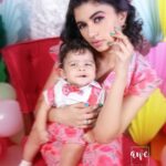 Harija Instagram - Couldn't stop Posting these amazing moments with our son .... Especially him yawning ..... Retro is Real CLARA A Picture painted bright with various colours of joy, delight, and euphoric experiences . Introducing our bud Avyagh To more love, laughter and happiness and of course, diaper changes :) Photography & Styling-@the_girl_with_the_cam_ visual - @khiranramesh MUAH - @sindhuja_srinivasann Costume Partner - @anveshanaclothing Jewellery Partner - @urbanitii Decor Partner - @prakriti_events Furniture - @magadale_furnitur_coimbatore