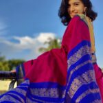 Harija Instagram - Isn't the saree very beautiful.... Kaithari nesavu sarees are the best and my favourite too ... @kaithari_nesavu_sarees they have some amazing COLLECTIONS and u gotta check them out ... Let's support our handloom weavers... @kaithari_nesavu_sarees @amar_theinfinity_e thank u fr these pictures 😘📸 Note - it's not a paid promotion