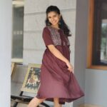 Harija Instagram - Twirl twirl 🤎 Costume - @feeding_kurti_ 🍁 Pc - @ashok_kumar_07 #brown
