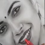Harija Instagram - Awww thank you so much🍁@sakthis_sketches for this dedication ... I'm truly honoured... Special mention for the video as well 😉