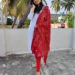 Harija Instagram – one of my favourite combo red and white 
 #white #red #newpost #new
