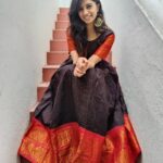 Harija Instagram - Ellarukum Iniya Tamil Puthaandu NalVaazhthukal😍 And hridayam niranja vishu ashamsakal😍 Costume - @tvisshi_boutique such a beautiful combo .... Check out their maternity wears too❤️ Pc - @amar_theinfinity_e #harija #tamil #malayalam
