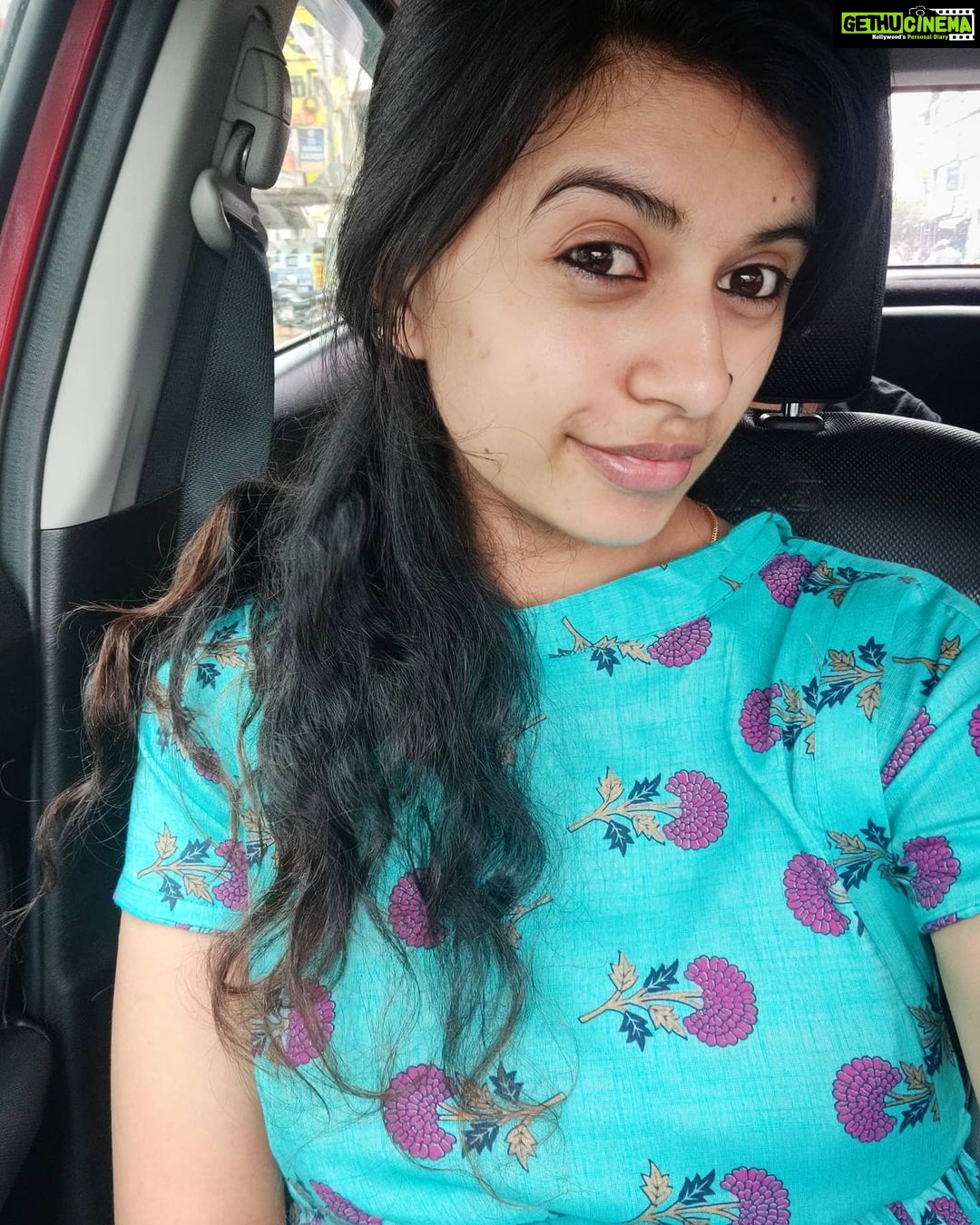 Harija Instagram - ❤️ Costume - @mom_maternity_dresses very nice dress.... Guys u get maternity wears here... Which is very comfortable and easy to feed the baby when your goin out❣️ Check out their collections #maternitygown #smile #blue