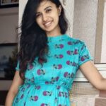 Harija Instagram - ❤️ Costume - @mom_maternity_dresses very nice dress.... Guys u get maternity wears here... Which is very comfortable and easy to feed the baby when your goin out❣️ Check out their collections #maternitygown #smile #blue