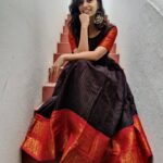 Harija Instagram - Ellarukum Iniya Tamil Puthaandu NalVaazhthukal😍 And hridayam niranja vishu ashamsakal😍 Costume - @tvisshi_boutique such a beautiful combo .... Check out their maternity wears too❤️ Pc - @amar_theinfinity_e #harija #tamil #malayalam