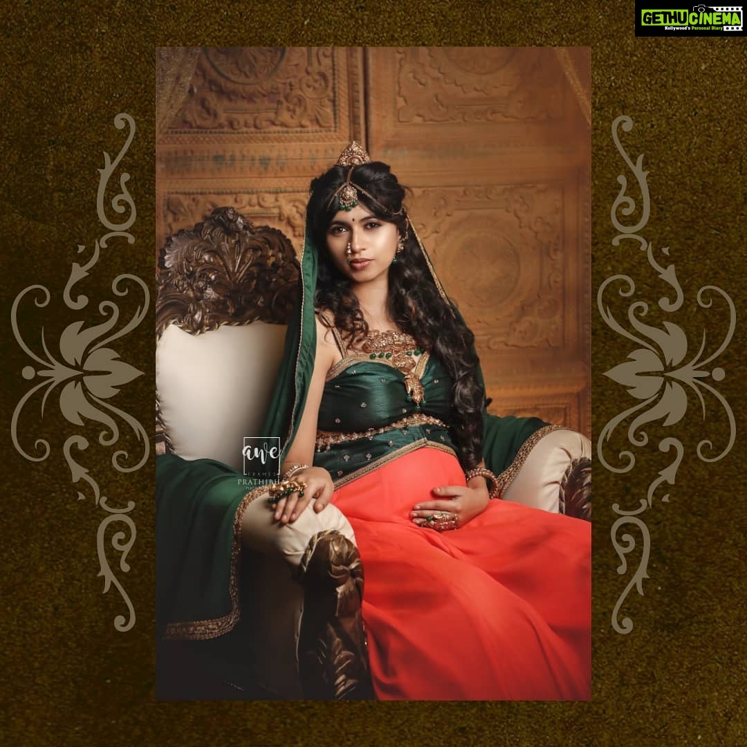 Harija Instagram - Aja Starring Harija and Amar in "Aja, the eternal". Aja is a unique maternity project that embraces the beauty of our roots. In this fast phase modern world, just a little India aesthetic is a great allure at any point. Filled with maternal elegance and strong Indian tradition, Aja is a synonym for the bold and beautiful! A special hail to the newborn Prince who capture our hearts even before being born! @harijaofficial @amar_theinfinity_e . Styling, Conceptualization and Creative Direction by @heerasofficial Photography by @the_girl_with_the_cam_ Makeup by @twilightmakeovers Jewellery by @queens_jewel_emporium Outfit by @_nethiri_ Decor by @nigazhvu_eventdecor Amar's tattoo by @srihari_3010 . #fashion #indianfashion #goddess #maternityshoot #indianaesthetic #fashionshoot #southindianjewellery #harija #lehenga #fashionphotography #maternity #india #indianoutfit #ootd #voguemagazine #styleinspo #momtobe #outfitoftheday #whatiwore #shoppingaddict #dadtobe #indianbeauty #currentlywearing #instastyle #bestoftheday #instamood #photooftheday #weddingstyle