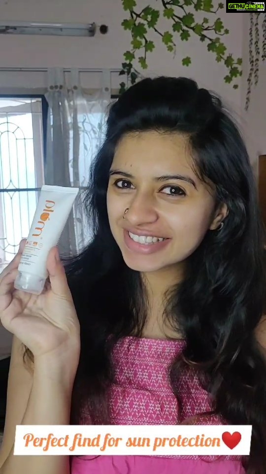 Harija Instagram - Caution: Sunny days ahead ☀️ . . Applying SPF is probably the best thing you could do for our skin not only in terms of minimizing ageing but skin safety! It’s just about finding that SPF that makes it easy to get into the habit of using and this is mine! This one contains antioxidant rich white tea and chamomile along with ginkgo biloba extracts to calm and soothe your skin from sun exposure and delay the signs of aging. It has a sheer matte texture and does not leave a white cast post application @plumgoodness . . Comment below what's your favourite sunscreen? Hashtags: #Plum #PerfectCombination #PerfectCombinationMoisturizers #TalkCleanToMe #CleanRealGood #CleanRealGoodByPlum #SkinCare #SkincareIndia #SPF #Sunscreen #SkincareMustHave #GlowingSkin #SkinCareEssentials #Beauty #MustHave #GoodnessOfNature #Vegan #CrueltyFree #InstaGood #BeGood