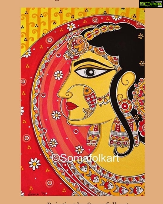 Harija Instagram - My recent work ❤️.... Recreating Madhubani of Mithal Thank you team for recreating this beautiful art with me in it.. Here we present the most awaited series “MADHUBANI OF MITHILA “ An idea of appreciation for the women who toiled to showcase their hardwork and individuality before 2500 years ago. We are happy to share this with you as a symbol of creativity and endurance Makeup - @luckygirl_makeupartist Costume- @reya_s_grandeur Jewellery- @arthis_andal Photography - @arunpradeep_photography Magazine credits - @the.sonderstories stories Concept and direction- @__kanishhhhhh__ Location - @blankspacebyarunpradeep #harija #harijaofficial #madhubanipainting #madhubani #mithal #red #orange #