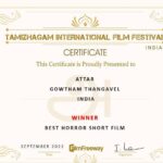 Harija Instagram – “Attar” our short film will be releasing soon.. and has won best short film(Tamizhagam International film Festival)and officially selected in few international film festivals… I’m really happy to be a part of this film.. thank u guys for making this happen..

@_gowtham083
@amar_theinfinity_e 
@lenin_dev._
@Shaswathkumar
@guruartworks
@yokesh_ekambaram
@thala_g_u_n_a 
@niresh._ 

#attar #harija #filmfestival