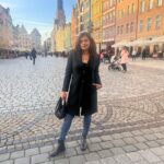 Hebah Patel Instagram – Day 1! 💙 Wroclaw, Poland