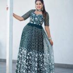 Himaja Instagram - I hope your day is amazing as you are😍 Outfit by @pattusareeswholesale #designergowns #designerwear #dress #dressmaterial #treditional #homely #fashion #gown #longfrocks