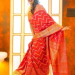 Himaja Instagram - No one can ever say no to the magic of a saree.. Isn’t it??? Saree By @ridhi__sarees Photography @thehashtag_photography @jus_sonu Makeover By @vscc_sparc_clinic #saree #sareelove #treditional #culture