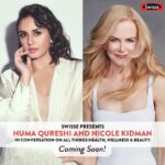 Huma Qureshi Instagram - Finally! Super excited to announce that I will be in conversation with world-renowned actress Nicole Kidman, hosted by Australia's leading wellness brand @swissein … Women discussing the secrets behind a happy and healthy life! Watch this space for more. #swissewellness #nicolekidman #humaqureshi #healthandhappiness @nicolekidman