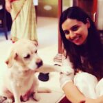 Isha Chawla Instagram - Throw back to when #chanel was physically a part of our lives ♥ Wish we had better camera phones then . 🙈 . #eshachawla #puppylove