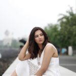 Isha Chawla Instagram - Stay calm till it’s your turn … Then be STORM 🌊 . 📸- @karteeksivagouni . . . #white #waves #bythesea #seaside #eshachawla #tollywood #tollywood #sea #storm #photoshoot #photoideas #gameoftones #bombay #mumbai #love #rainstorm #rains #bythebeach #bythebay #gratitude #shootday #calm #happiness