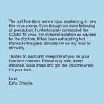 Isha Chawla Instagram - #covid19 . . . . . #who #eshachawla #healthfirst #gratitude #prayers