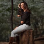 Isha Chawla Instagram – IN THE MIDST … 
.
🖤
.

P.C – @karteeksivagouni 
Location – @hideoutfarmindia 

.
.
.
#eshachawla #black #photography #monochrome #love #gameoftones #darktone #bluejeans👖 #tollywood #photoshoot #gratitude HideOut Farm