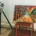 Isha Chawla Instagram - #Life 🤍 #journey #neverending #eternal #keepwalking From one destination to another .#artbyeshachawla #eshachawla #oiloncanvas #paint #colours #theneverendingroad #acralyic #artist #painting🎨 #paintersofinstagram