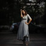 Isha Chawla Instagram - The colour of the day is GREY .🤍 Happy Navratri 🤗 . Day -1 Dedicated to Maa shailaputri ( Daughter of the Himalayas ) . The embodiment of the power of Brahma Vishnu and Shiva . She rides a bull and carries a lotus in one hand and a trident 🔱 in the other . P.C - @karteeksivagouni Jwellery- @jewellerybyavnigujral Costume - @prathyushareddy_official . . . #happynavratri #love #grey #day1 #navaratri2020 #maa #pooja #durga #festiveseason #dirgapuja #navratri #jaimatadi #gratitude #power #eshachawla