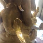 Isha Chawla Instagram - This was the most beautiful experience 🤎 making my Clay Ganpati with my own hands .... REMINDER OF THE ONLY PRINCIPLE OF LIFE “IMPERMANENCE “ . Mitti se aaya hoon aur mitti mein hi mil jaaoonga ... 🙏 #ganpati2020 #ganpatibappamorya #ecoganesha #ecofriendly #mud #clayganesha #love #blessings #ganesha #ganeshchaturthi