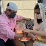 Isha Chawla Instagram - Social distancing waali Rakhi ... 😷 ❤️ #happyrakshabandhan #bhaibhai #bhaibehen #bhaibehenkapyaar #love #family #familytime