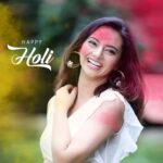 Isha Chawla Instagram - Wishing u all a very happy holi . May there be brightness colour n light in your life . Have a safe holi ❤️ #happy holi #love #happiness #