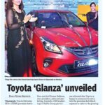 Isha Chawla Instagram - At the #toyotaglanza unveiling . #vijaywada #toyota #glanza #gratitude #suzuki #toyotasuzuki