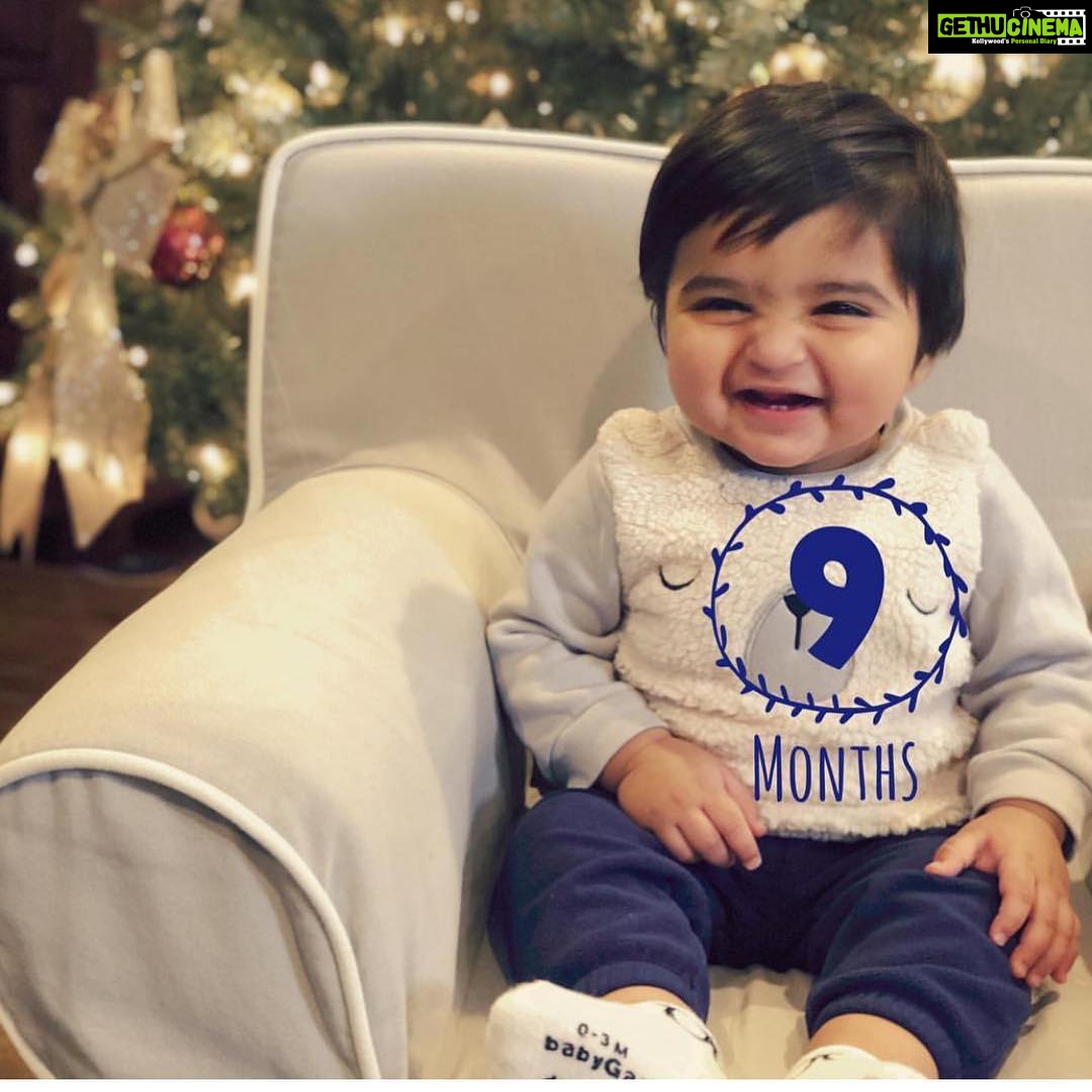 Isha Chawla Instagram - Happy 9 months love 💖 . Massi loves you 😘 missing badly #miraan #9monthsold #babyboy #massi #massilove #happiness #gratitude #love #family ❤️