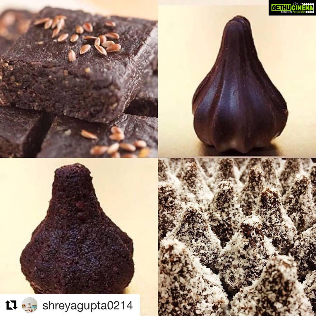 Isha Chawla Instagram - #Repost @shreyagupta0214 with @get_repost ・・・ Page 1 Of This year’s Ganesh Chaturthi Menu - comprising of 1) Healthy Orange Zucchini Brownie Modak - Rs. 45 per pc 2) Chocolate Coconut Modak - Rs. 25 per pc 3) Almond Praline Modak - Rs. 20 per pc 4) Gooey Brownie Modak - Rs. 25 per pc Order now!!@live2eatdesserts
