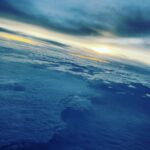 Isha Chawla Instagram - The sea of clouds #flightclicks #clouds #settingsun #beauty #photography #Delhi #naturephotography #nature #gratitude