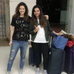 Isha Chawla Instagram - ❤️ you know you’re genuinely loved when you’re welcomed home like this . @priyawal made and wore a T shirt saying “keep calm BABY SINGH is back “ to the airport. 🙈🙈 love u wally #bff #friends #love #happiness #life #gratitude