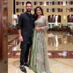 Ishita Dutta Instagram - Diwali Celebrations 🪔 💫 . . . Outfits @poonammittalofficial @viralmantra @_umangmehta #diwali #celebration #couplegoals Mumbai, Maharashtra
