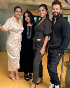 Ishita Dutta Instagram - #Drishyam2 
So excited for you guys to watch it ❤️❤️❤️

Outfit: @shalinirathodofficial
Stylist: @styledbynikinagda