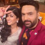 Ishita Dutta Instagram - Had the best time at #thekapilsharmashow @kapilsharma thanku for always being so sweet and Thankyou #tkss team for making us laugh so much ❤️ #Drishyam2 promotions See you guys on 18th Nov 2022.