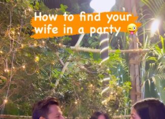 Ishita Dutta Instagram - How to find your wife in a party 😜 . . . #justforfun #jokes #funny #couplegoals
