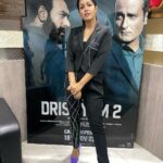 Ishita Dutta Instagram – We were trying to get the Ajay sir and Akshaye sir in the pic…. Swipe right to see us fail miserably 😝

#Drishyam2 Promotions with my fav @shriya_saran1109 

Outfit: @anjali_lilaria
Pr: @socialpinnaclepr
Styling: @styling.your.soul