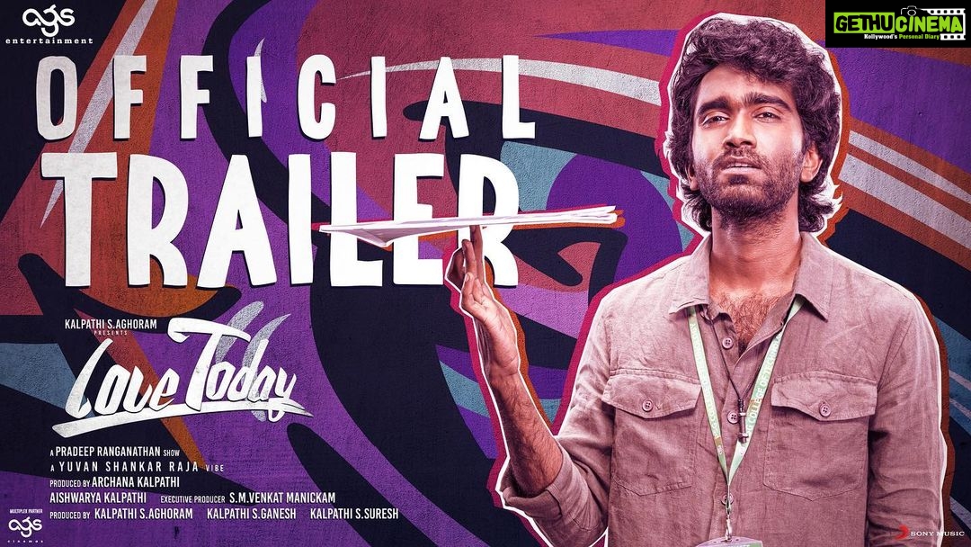 Ivana Instagram - I feel like an exuberant youngster sharing the trailer of my favourite script😍. #Lovetoday 💘: ▶️https://youtu.be/FaQe8JFGdaM More than happy to be a part of this Electrifying New Age Entertainer🔥 In Theatres from November 4! Kudos to this outstanding man @pradeep_ranganathan❤️ A @itsyuvan Vibe 🥁 @agsentertainment #KalpathiSAghoram #KalpathiSGanesh #KalpathiSSuresh @archanakalpathi @aishwaryakalpathi @venkat.manickam @i__ivana_ #Sathyaraj @radikaasarathkumar #YogiBabu @dineshkumarpurushothaman @pradeeperagav @mkt.tribe @sync.cinema @sonymusic_south @pallavi_85 @iamsandy_off @raveena1166 @aajeedh_khalique @vijayvaradharaj @adithyakathir @bhaarath143 @akshaya__udayakumar @venkystudios @iamkbln @onlynikil #nm