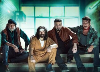 Jackie Shroff Instagram - #BaapOfAllFilms Shoot dhamaal🔥, dosti bemisaal😊 @mithunchakrabortyofficial @duttsanjay @iamsunnydeol @apnabhidu @khan_ahmedasas @shairaahmedkhan @the_chauhan_saheb @paperdollentertainment @zeestudiosofficial